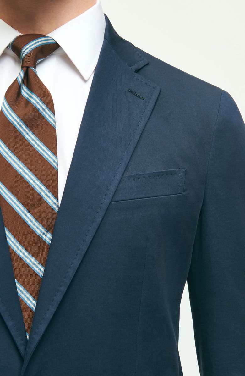 Brooks Brothers Stretch Cotton Two-Button Suit Jacket, Alternate, color,