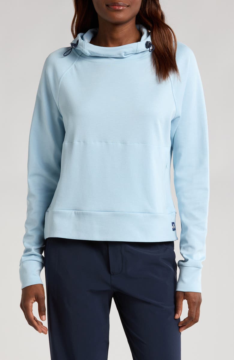 Swannies Emma Drawcord Hoodie, Main, color, Sky