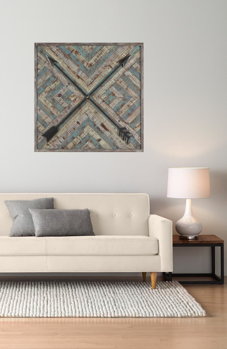 Crystal Art Gallery 'Wood & Metal Arrows' Wall Art, Alternate, color,