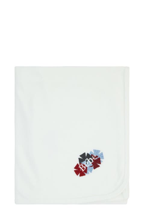 Clover Embroidered Blanket