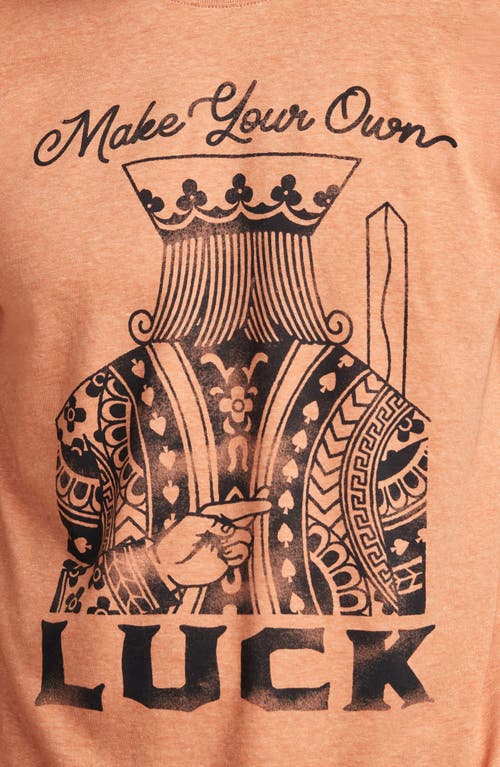 Lucky Brand Make Your Luck Graphic T-shirt In Autum Glaze