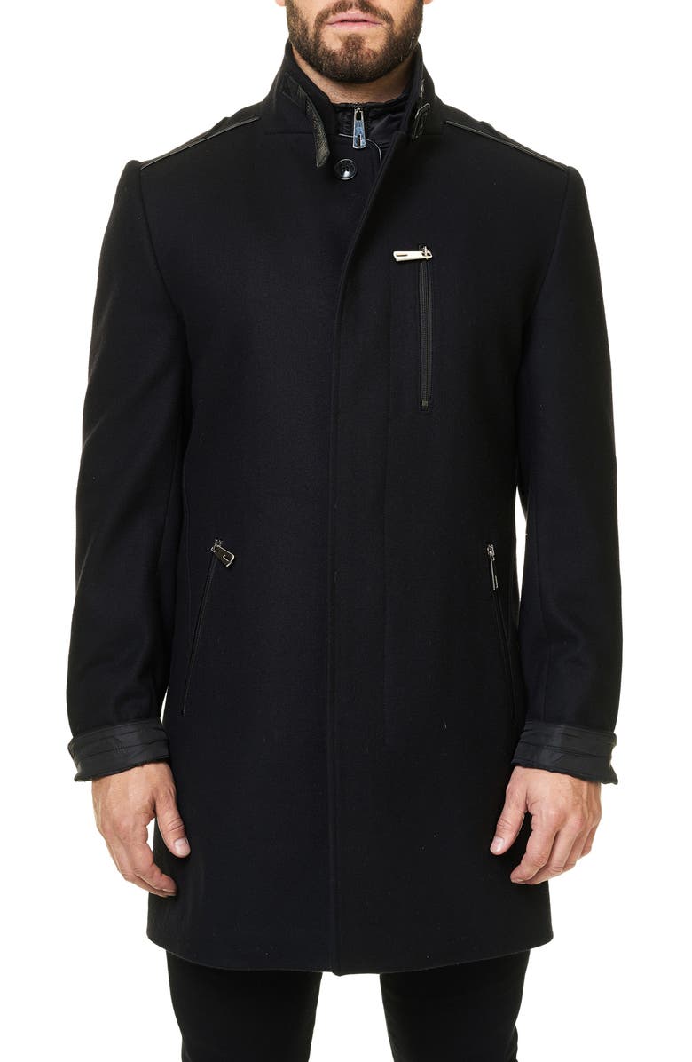 Maceoo Captain Coat, Alternate, color, Black