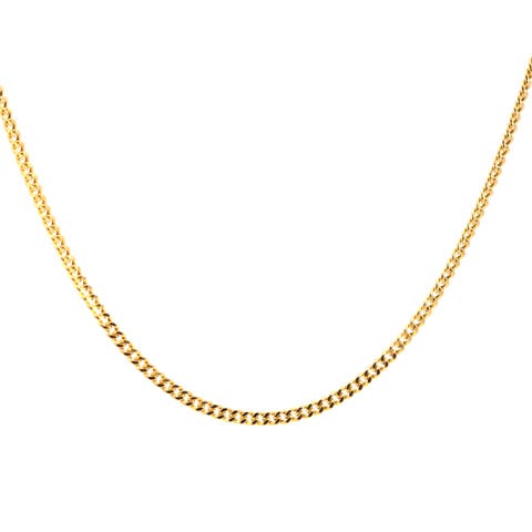 14K Miami Cuban Link 3.5mm 20in Chain Necklace