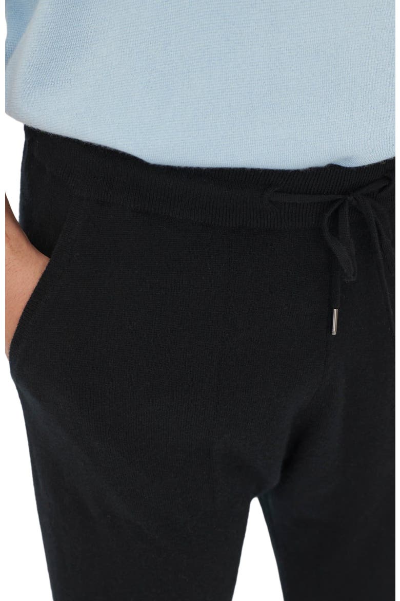 Men's Cashmere Jogger, Alternate, color, black