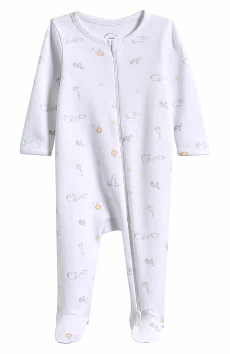 Nordstrom Print Cotton Footie Romper