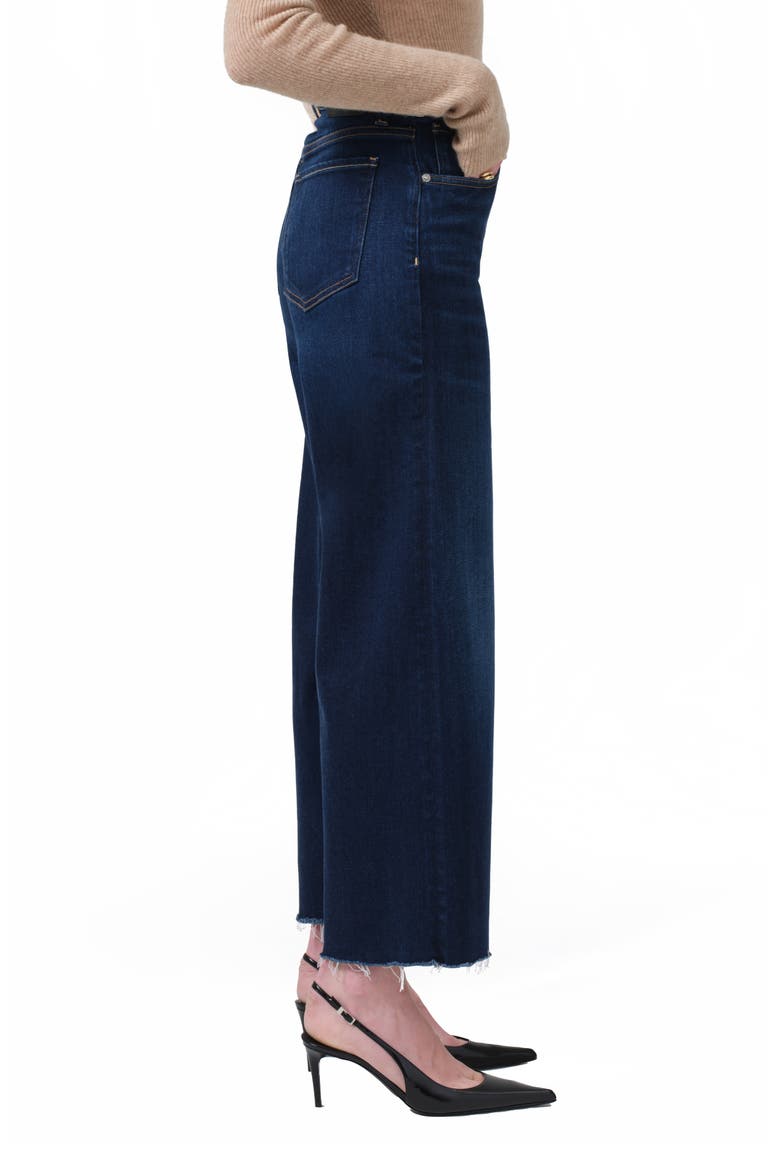 Lyra High Waist Ankle Wide Leg Jeans, Alternate, color, LOTUS