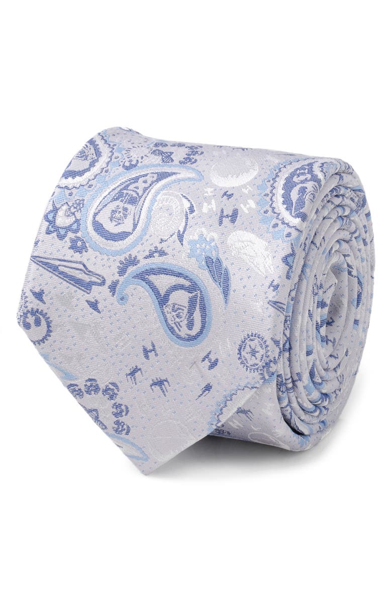 Cufflinks, Inc. x Star Wars<sup>™</sup> Darth Vader Paisley Silk Tie, Alternate, color, Purple