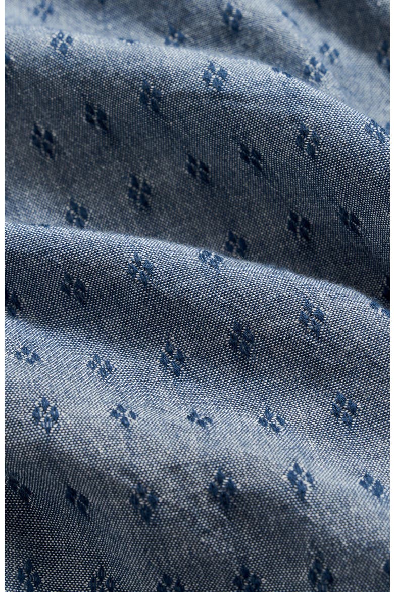 Tuscumbia Diamond Dobby Button-Down Shirt, Alternate, color, CHAMBRAY BLUE