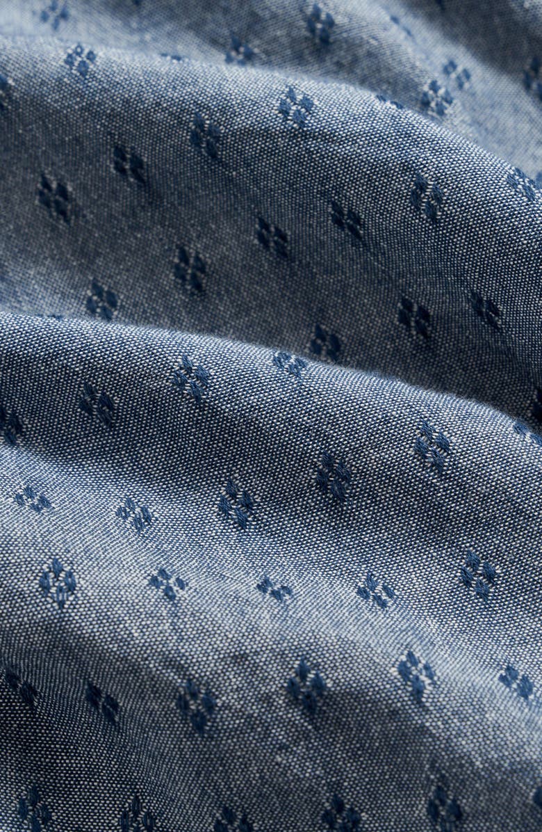 Billy Reid Tuscumbia Diamond Dobby Button-Down Shirt, Alternate, color,