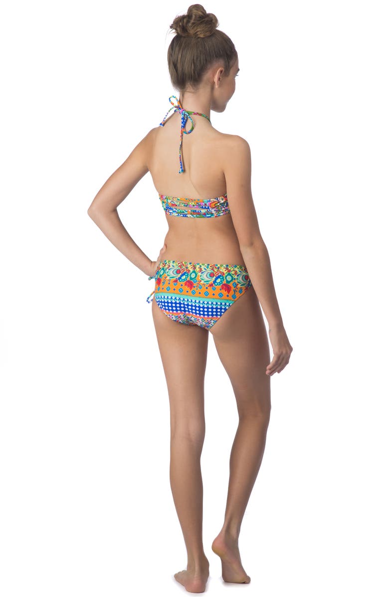 Hobie Crochet Two-Piece Swimsuit, Alternate, color,