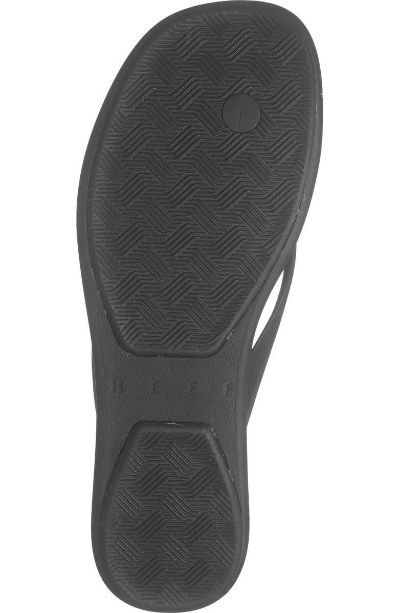 Reef Water Willow Malibu Sandals, Alternate, color, Black/ Black