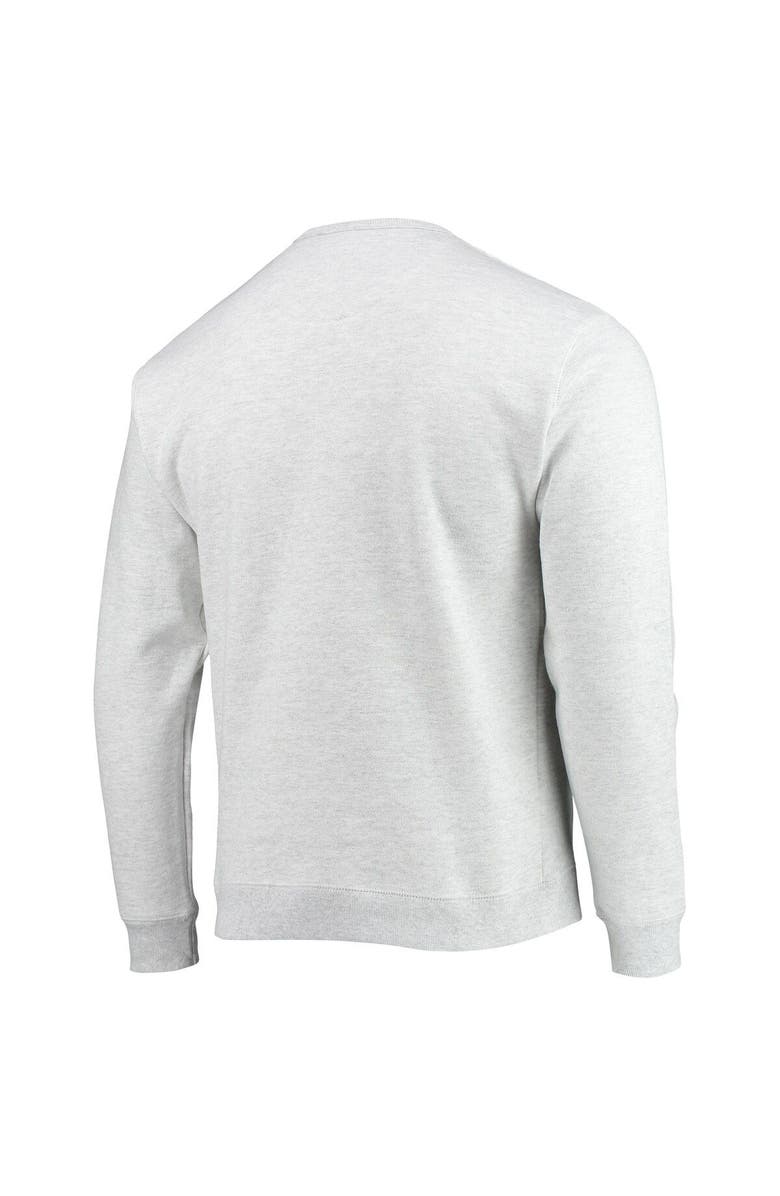 LEAGUE COLLEGIATE WEAR Men's League Collegiate Wear Heathered Gray Indiana Hoosiers Upperclassman Pocket Pullover Sweatshirt, Alternate, color,