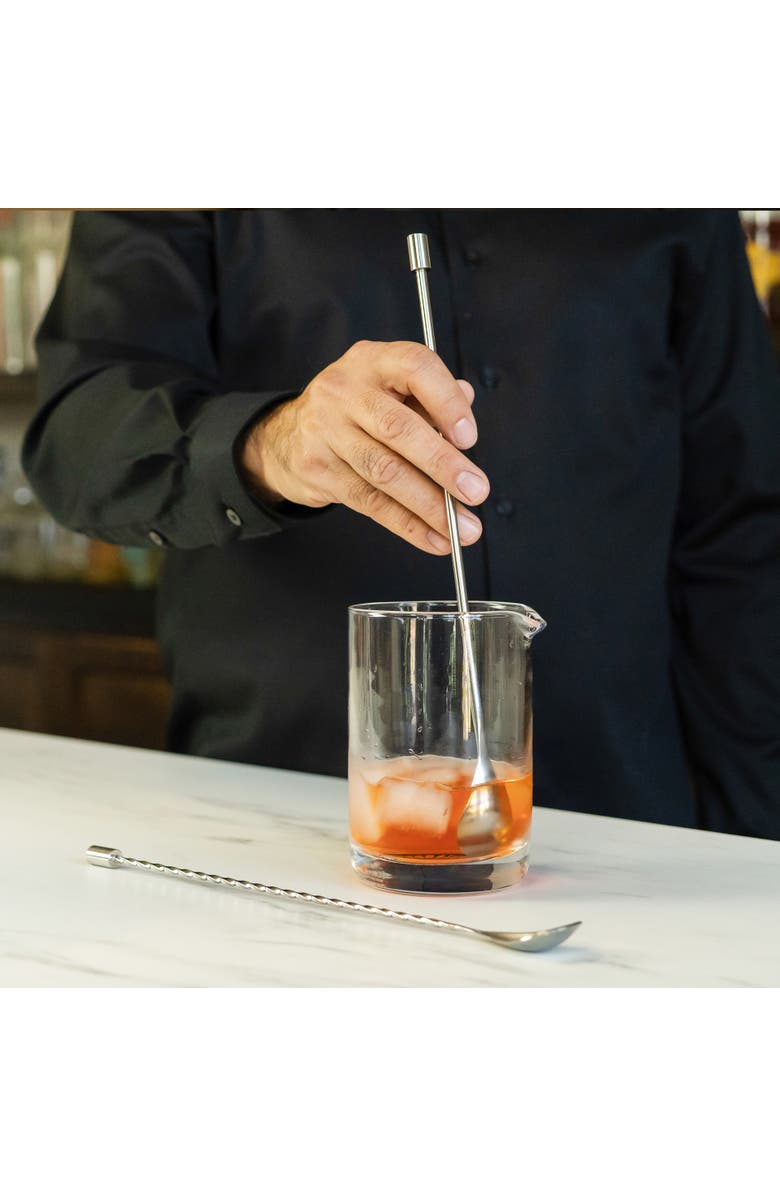 A Bar Above Stainless Steel Bar Spoons, Combo Set of 2, Alternate, color, Stainless Steel