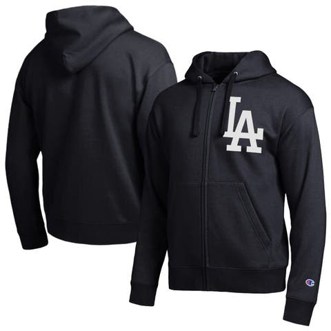Men's Champion Black Los Angeles Dodgers All-Star Full-Zip Hoodie