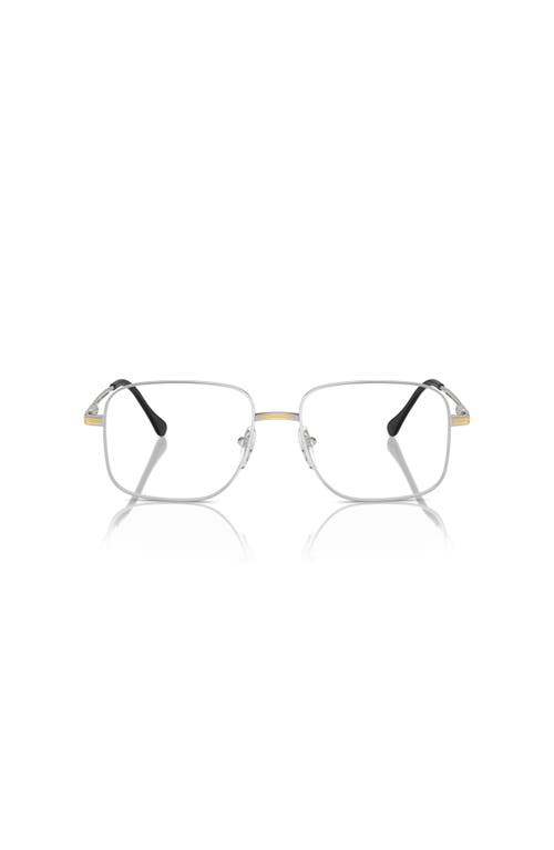 Sferoflex 55mm Square Optical Glasses In Metallic
