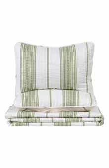 Woven & Weft Farmhouse Stripe Quilt & Sham Set