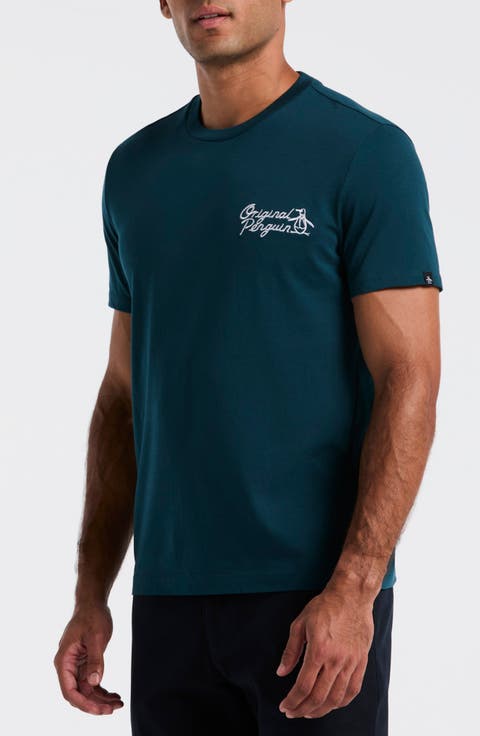 Poker Logo Embroidered Graphic T-Shirt