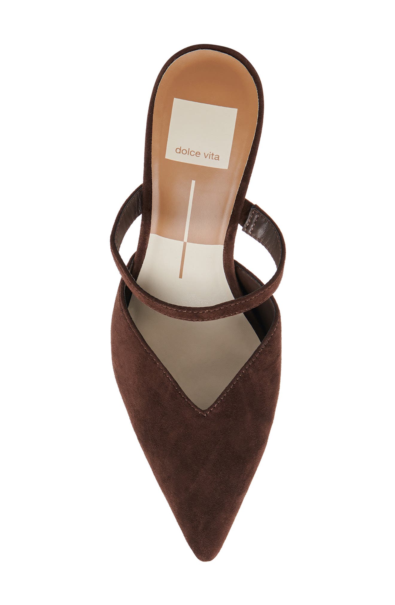 Kanika Pointed Toe Pump, Alternate, color, DK BROWN SUEDE