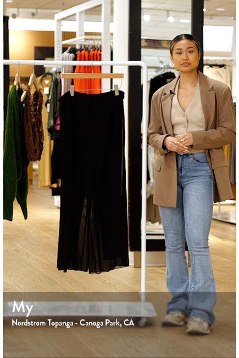 Gauzy Wide Leg Pants video