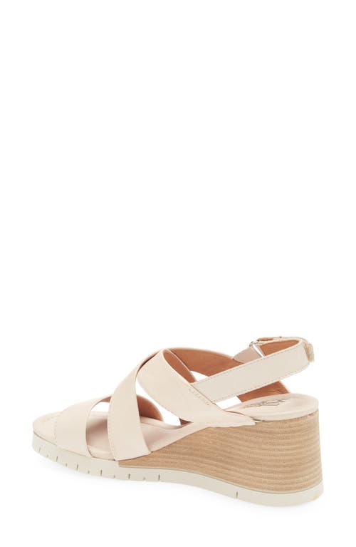 Miz Mooz Morgana Wedge Sandal In Cream