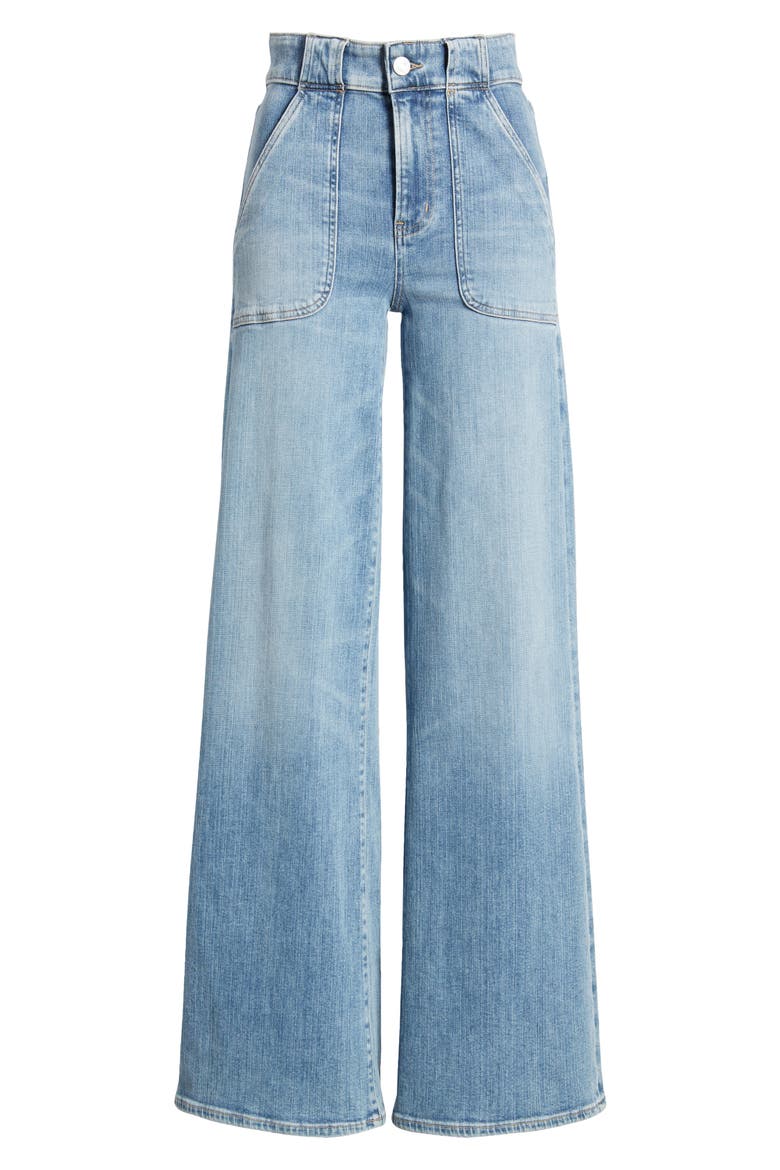 Modern Pocket Wide Leg Jeans, Alternate, color, CARPENTER