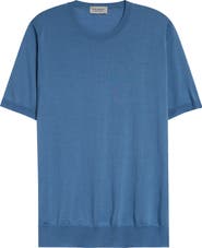 John Smedley Hilcote Merino Wool & Sea Island Cotton Gauze T-Shirt