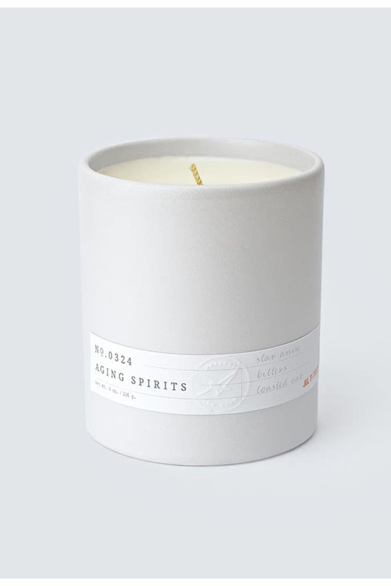 No. 0324 Aging Spirits Scented Candle, Main, color, White