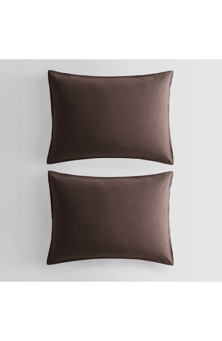 Calvin Klein Washed Percale Comforter
Sham Set, Alternate, color, Earth