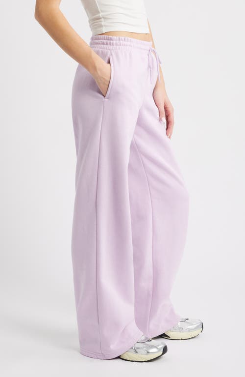 Bp. Baggy Wide Leg Sweatpants In Purple