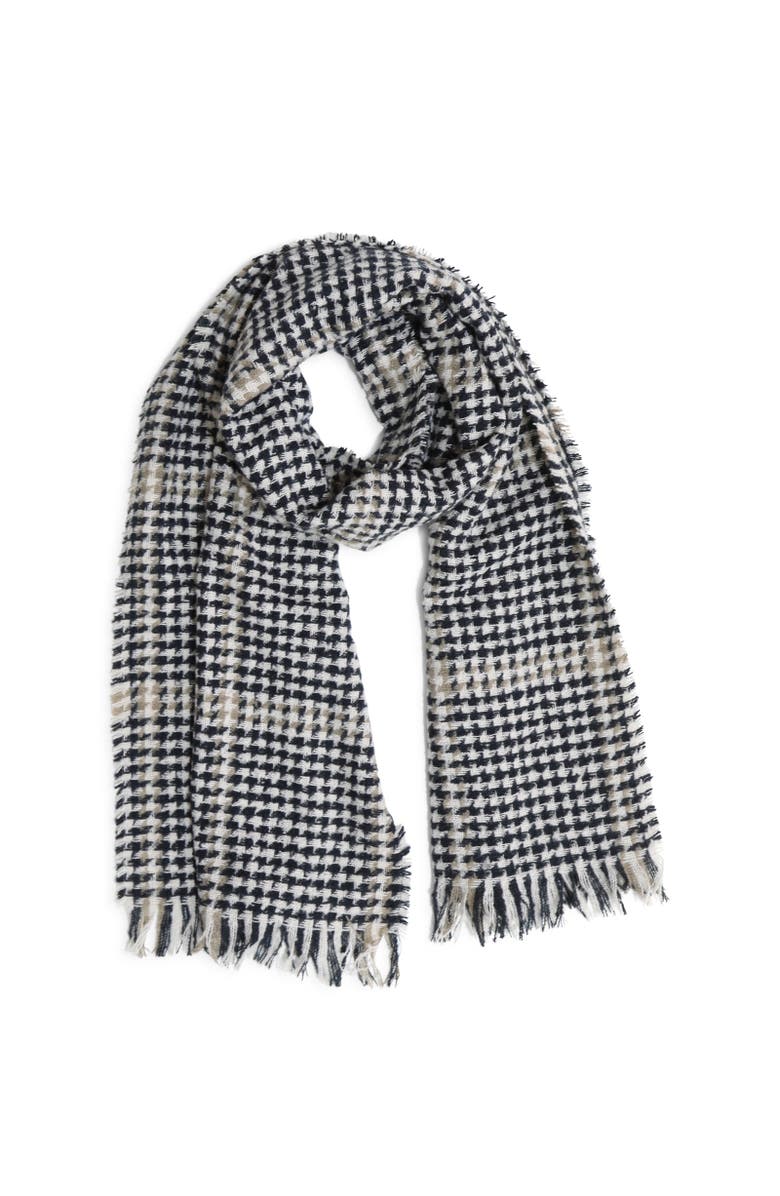 Belle & Bloom Espresso Scarf, Alternate, color, Black/Beige