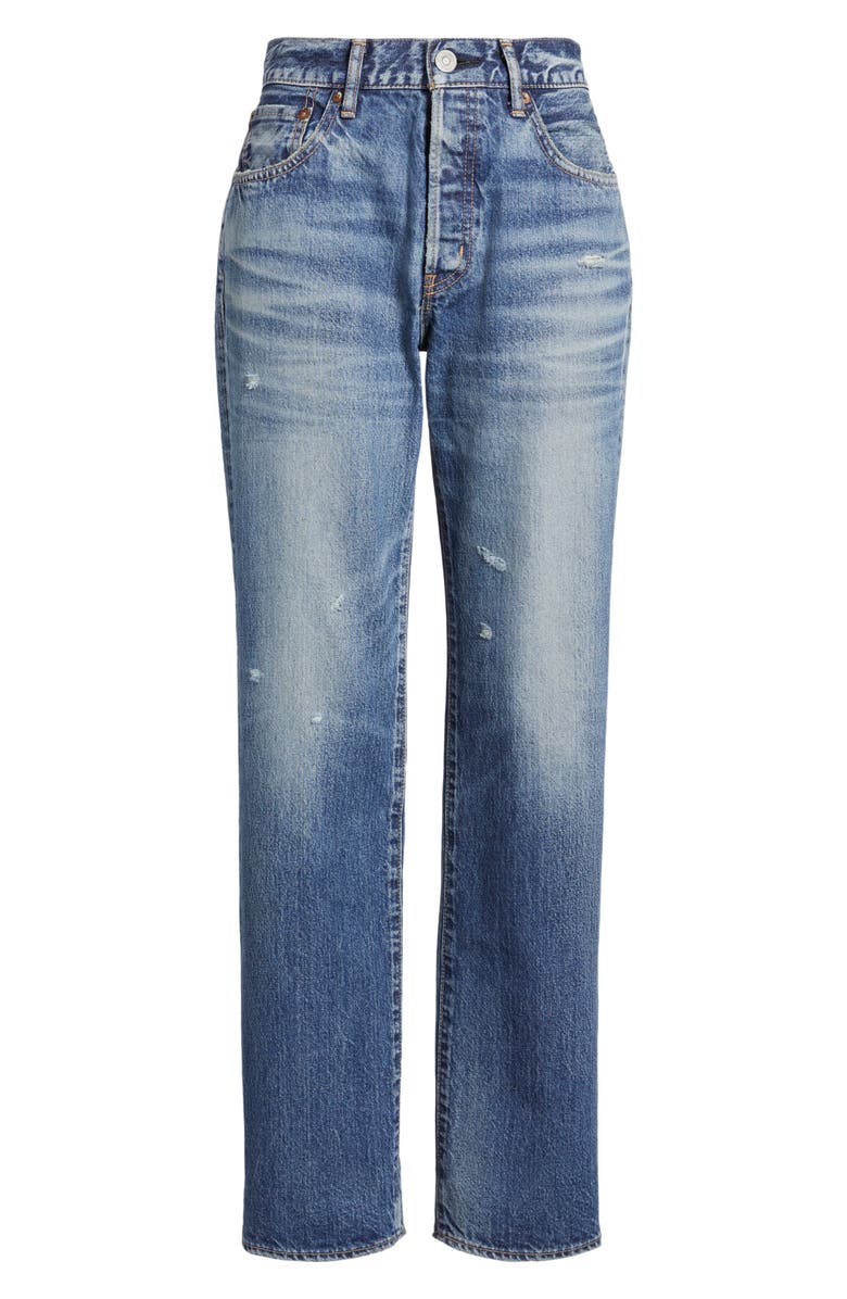 MOUSSY VINTAGE Aquebogue High Waist Ankle Straight Leg Jeans, Alternate, color,