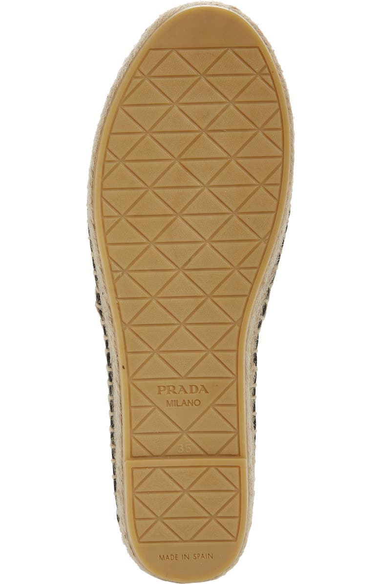 Prada Mesh Espadrille Flat, Alternate, color,