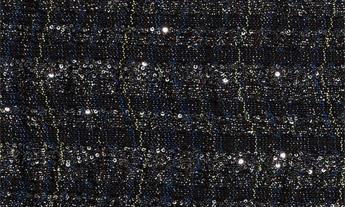 Missoni Sequin Check Sheath Dress In Blue