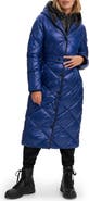 Noize Amiyah Belted Diamond Quilt Longline Jacket