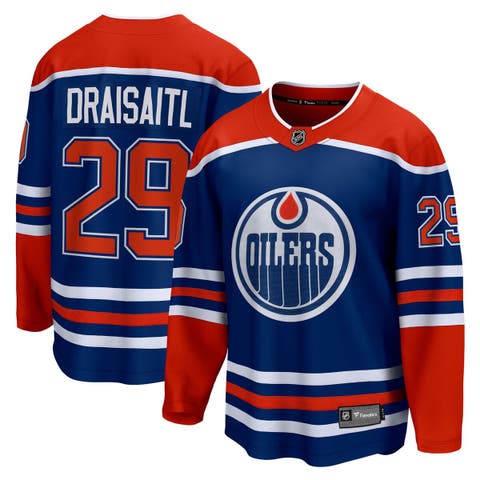 Men's Fanatics Branded Leon Draisaitl Royal Edmonton Oilers Home Premier Breakaway Player Jersey