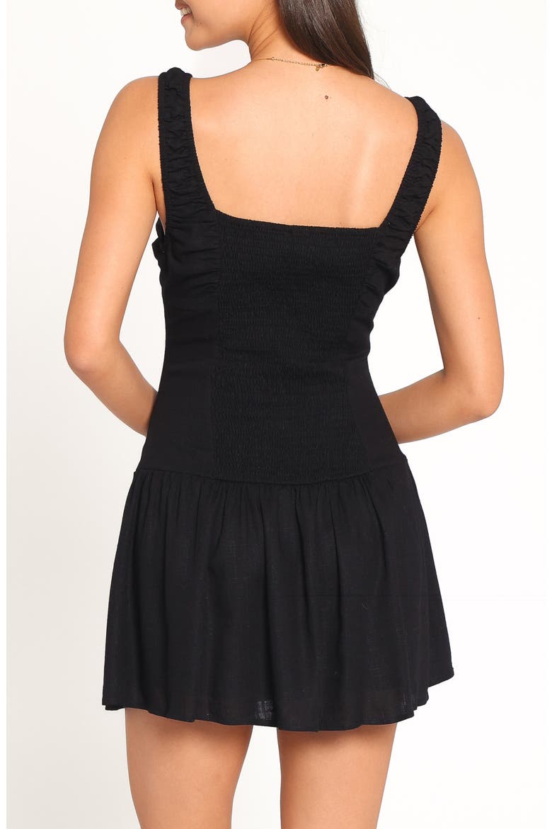 Miley Sleeveless Minidress, Alternate, color, BLACK