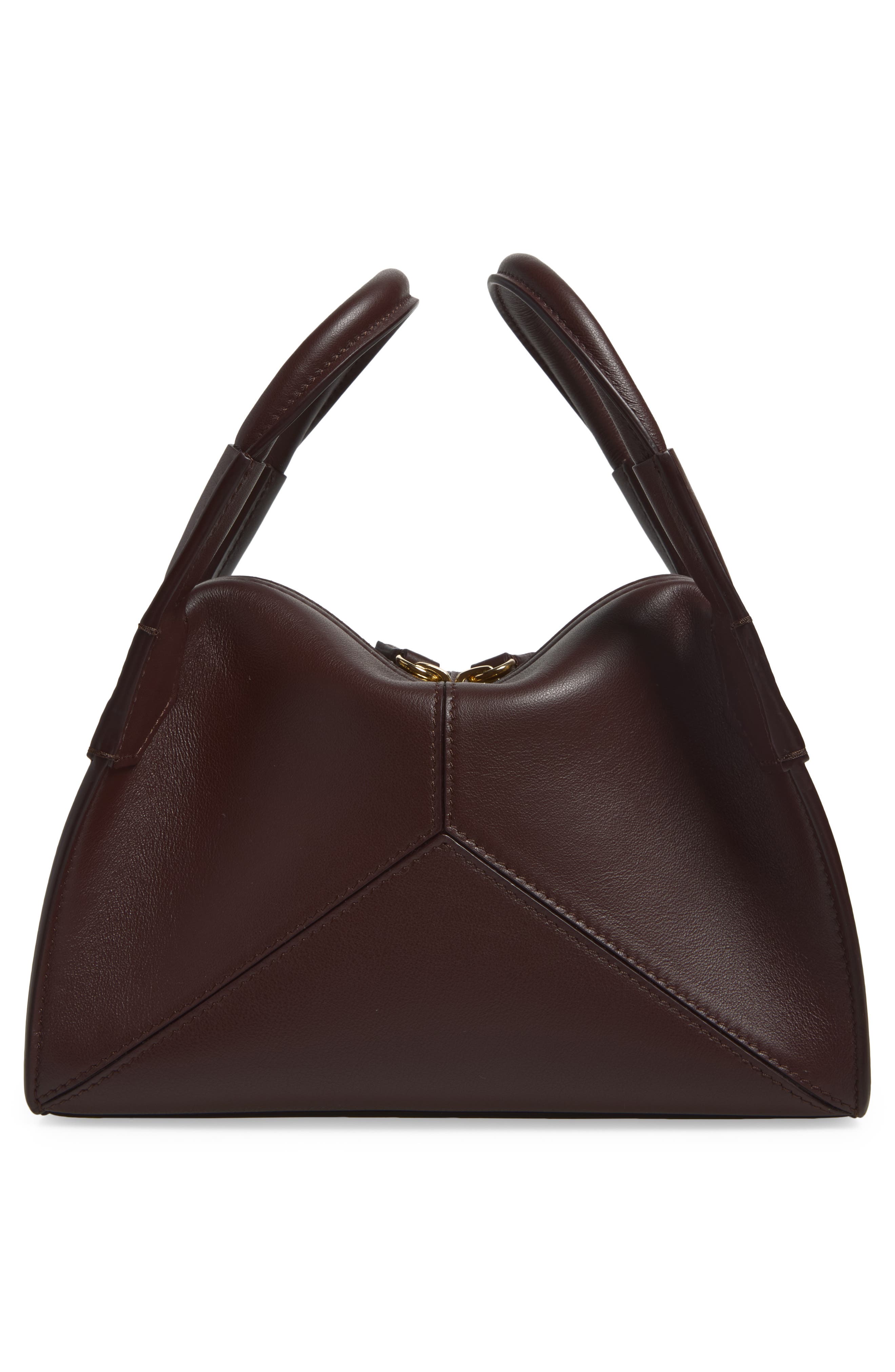 Mini Victoria Plié Handbag, Alternate, color, DARK BURGUNDY
