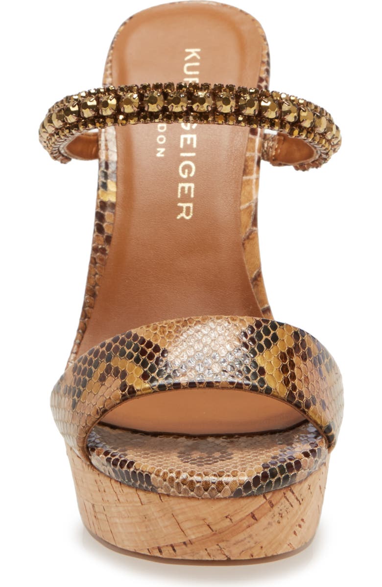 Kurt Geiger London Alexia Platform Wedge Slide Sandal, Alternate, color,