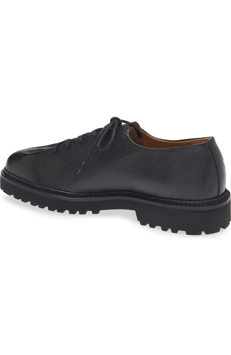 JACQUES SOLOVIERE Edouard Lug Sole Wholecut Shoe, Alternate, color, Black