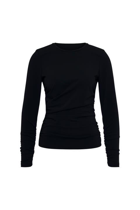 Draped Jersey Shirt