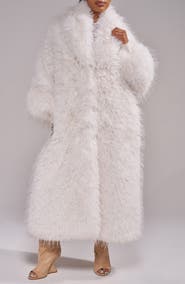 AZALEA WANG Vault Faux Fur Jacket
