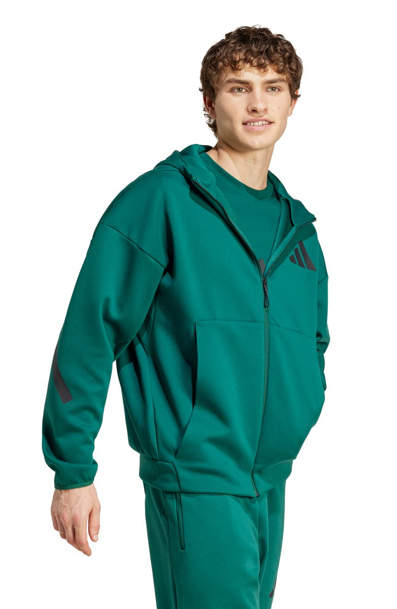 adidas Z.N.E. Full Zip Hoodie, Alternate, color, 