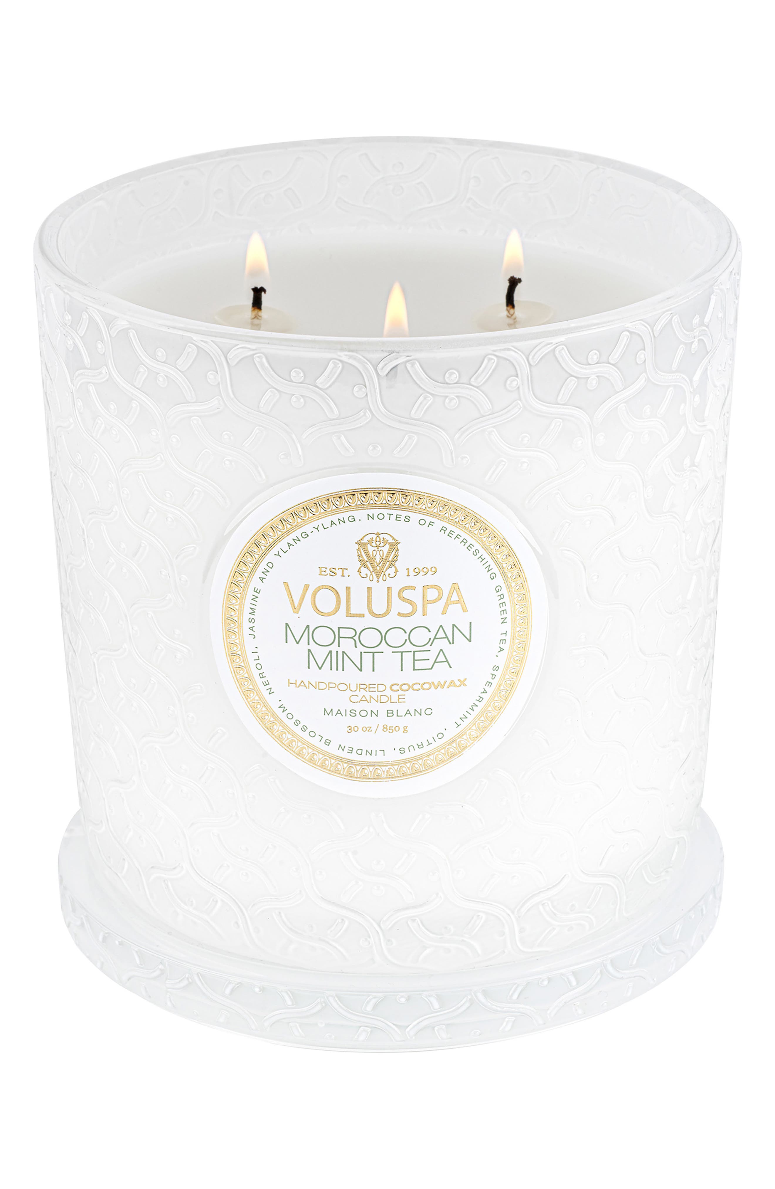 Voluspa Moroccan Mint Tea Luxe Candle