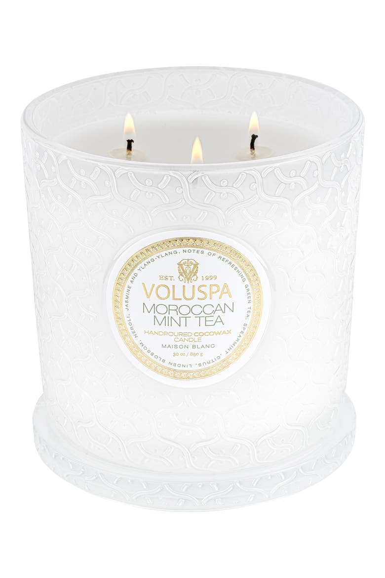 Moroccan Mint Tea Luxe Candle, Main, color, MORACCAN MINT