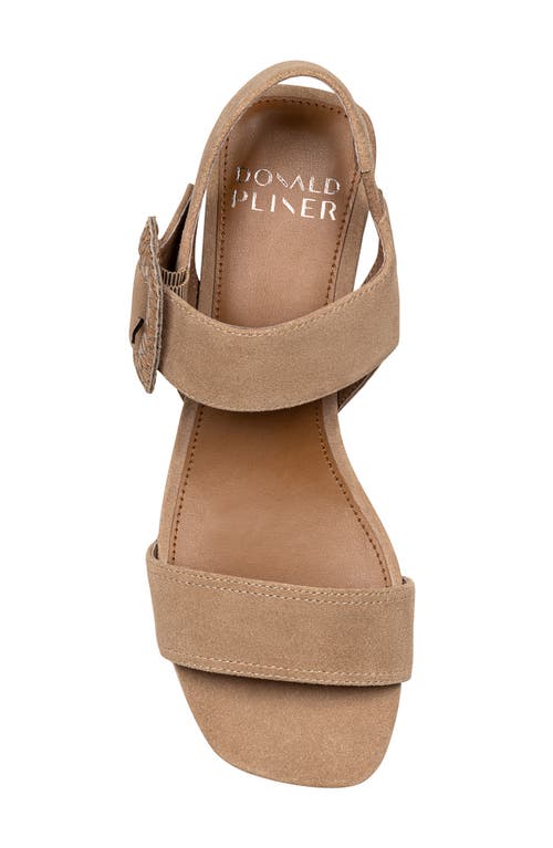 DONALD PLINER DONALD PLINER OVERSIZE BUCKLE SLINGBACK SANDAL 