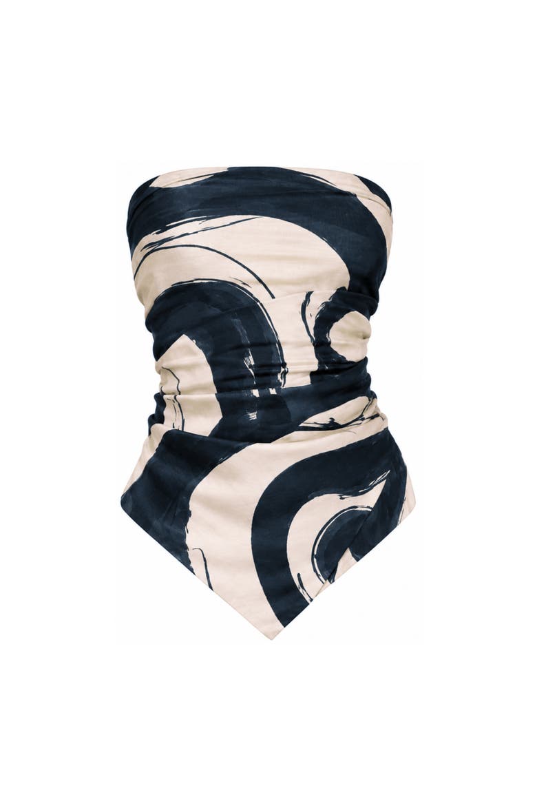 Scarf Top Zima, Alternate, color, Zima Noir