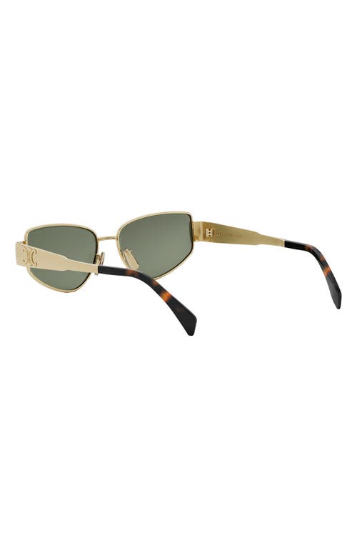 Celine Triomphe 55mm Cat Eye Sunglasses In Multi