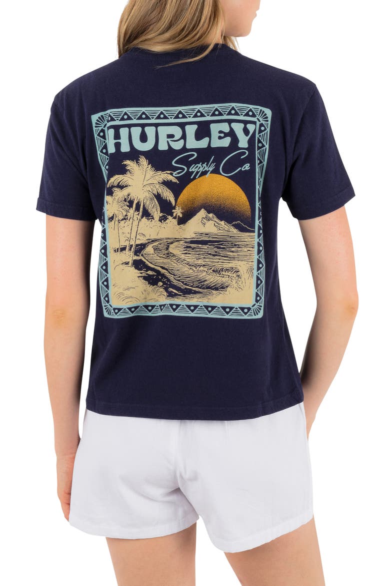 Island Scape Graphic Tee, Alternate, color, ECLIPSE