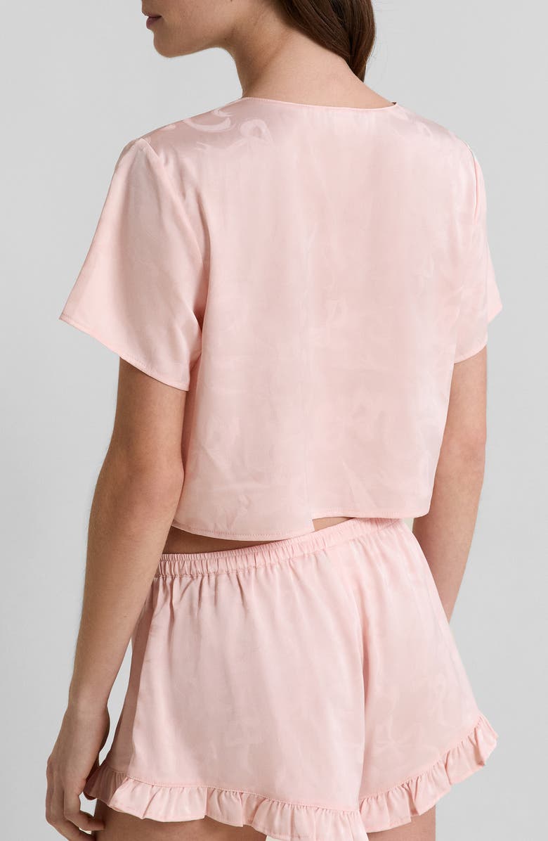 Etam Spiree Pajama Top, Alternate, color, Imp Fond Rose