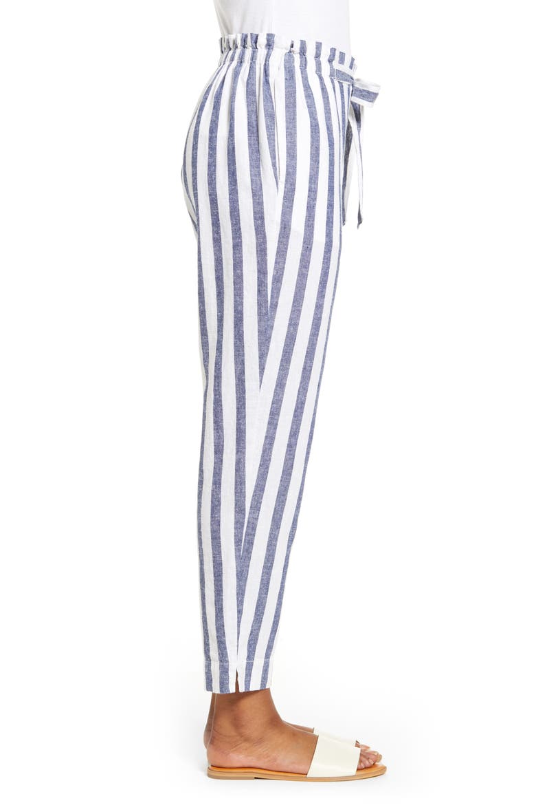 Giavanna Stripe Beach Pants, Alternate, color, MINUIT